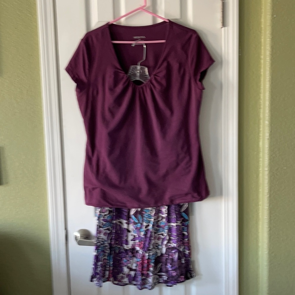 Skirt/blouse set